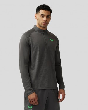 Castore Adapt Quarter Zip Top Gunmetal | 52VCHYAMB