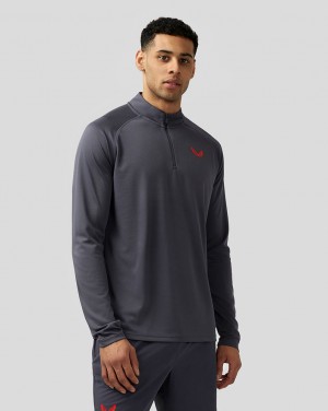 Castore Adapt Quarter Zip Top Pewter Blue | 94UFWDNEL