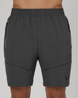 Castore Flex Woven Cargo Shorts Gunmetal | 90PYIXWZL