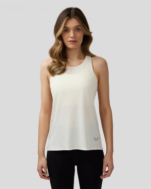 Castore Zone Breathable Performance Tank Beige | 49EVJQXIG