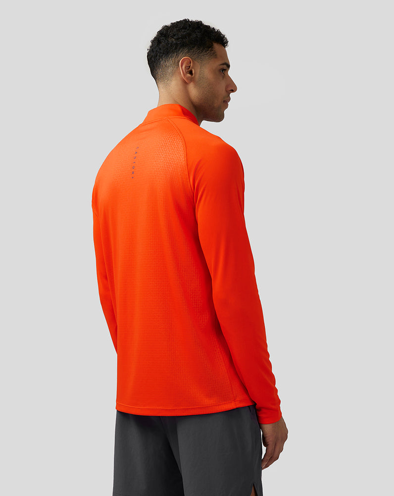 Castore Adapt Quarter Zip Top Deep Orange | 69ABYTHFV