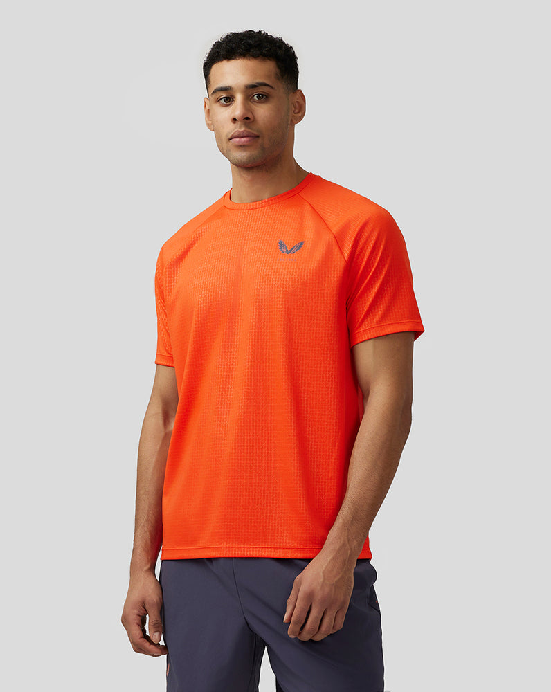 Castore Adapt Short Sleeve Printed T Shirt Orange | 65HUCMQPR