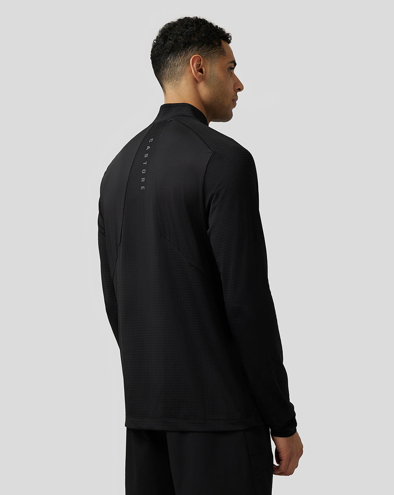 Castore Apex Aeromesh Quarter Zip Black | 08NOPBCKE