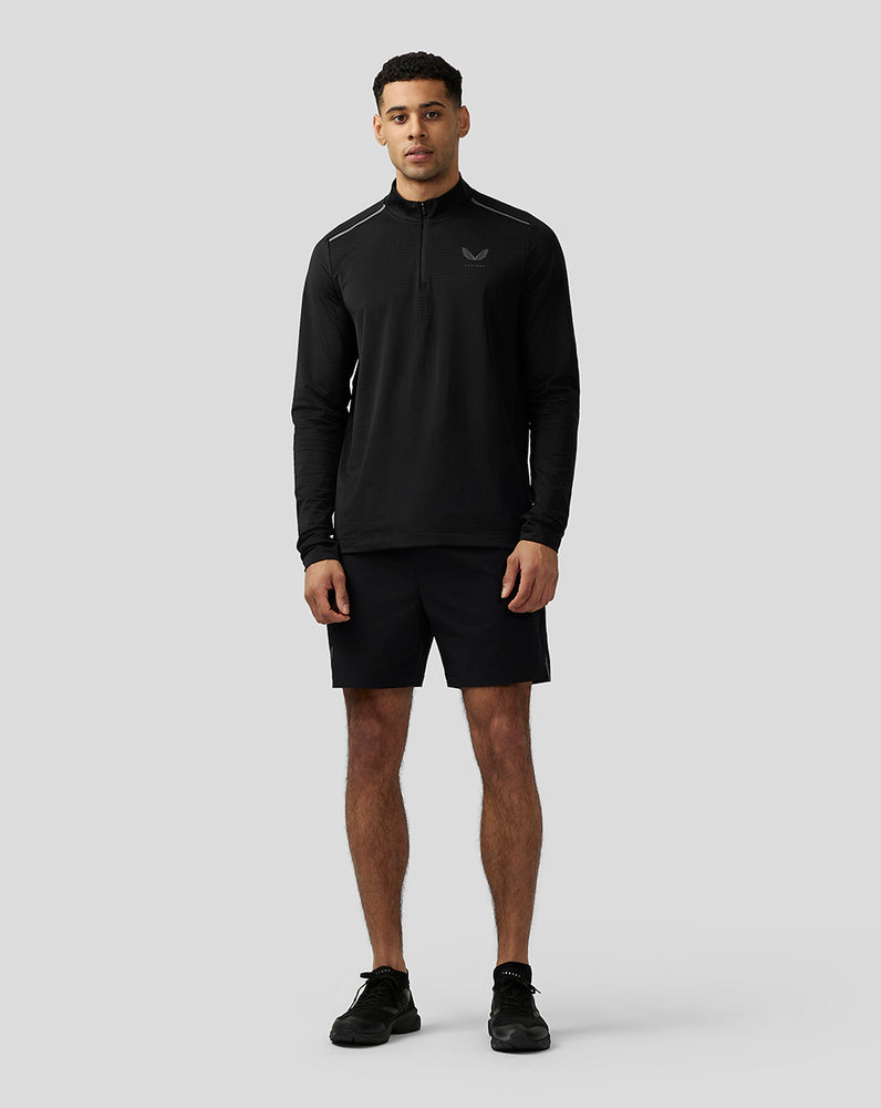 Castore Apex Aeromesh Quarter Zip Black | 08NOPBCKE