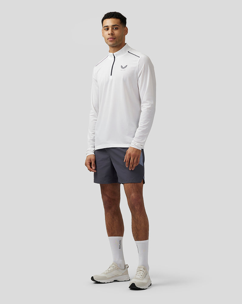 Castore Apex Aeromesh Quarter Zip White | 18RWGQHJO