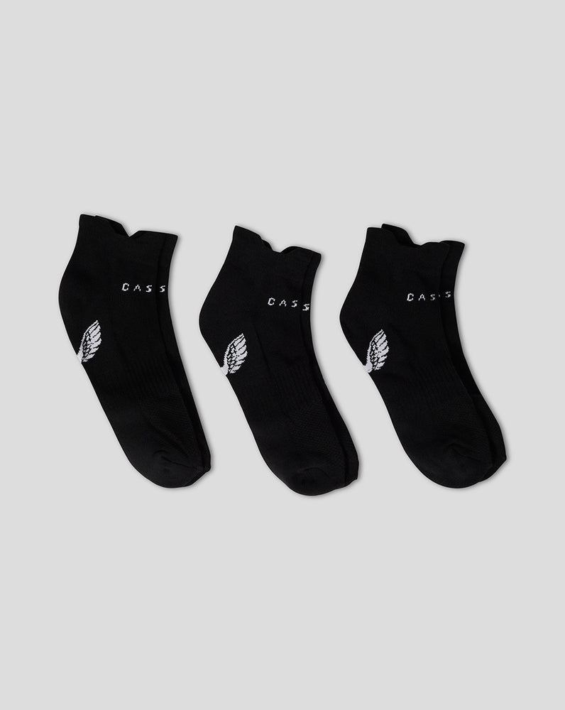 Castore Cushioned Ankle Socks 3 Pack Black | 65CSYLJDE