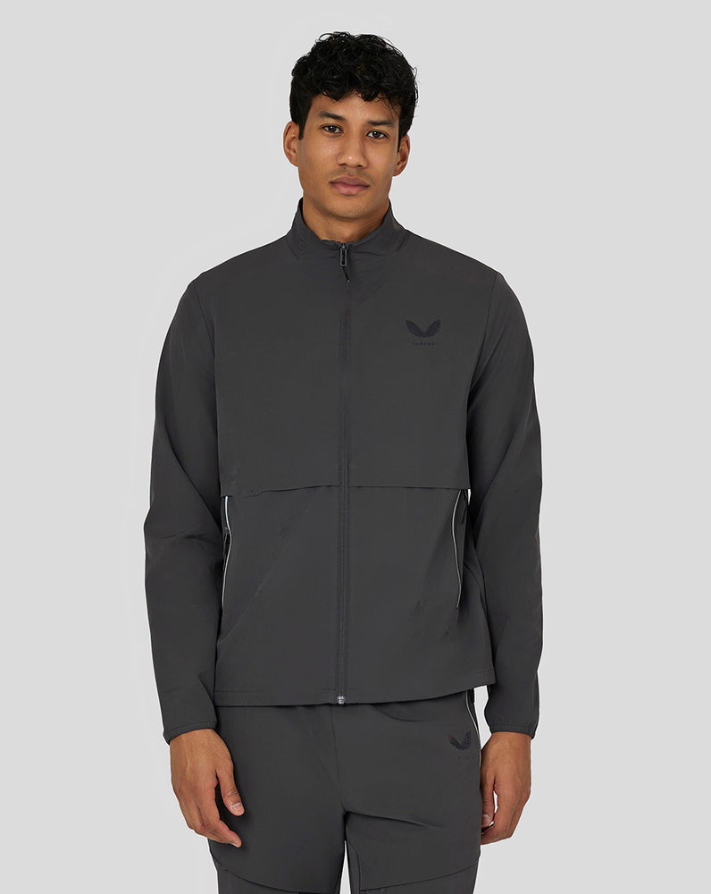 Castore Flex Woven Jacket Gunmetal | 63PARNUOF