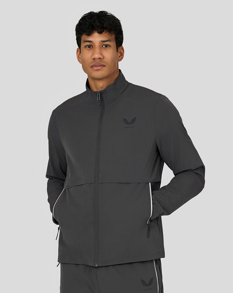 Castore Flex Woven Jacket Gunmetal | 63PARNUOF