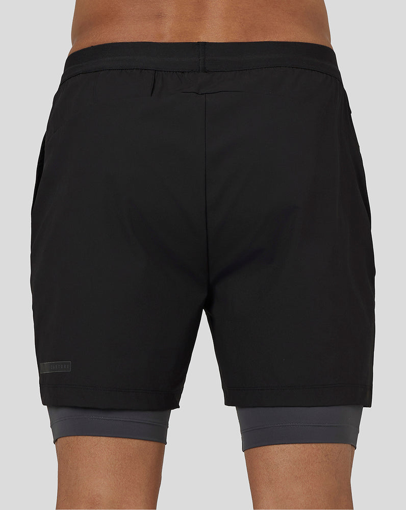 Castore Flow 2-in-1 Shorts Black | 49VBFILWG