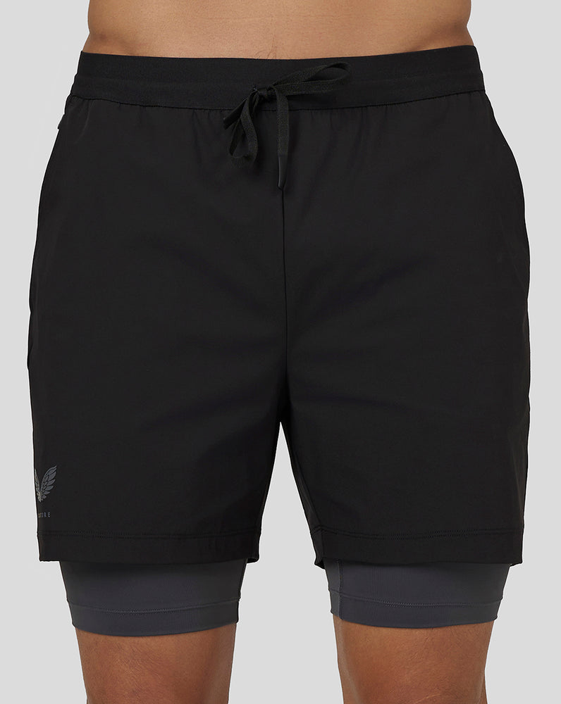 Castore Flow 2-in-1 Shorts Black | 49VBFILWG