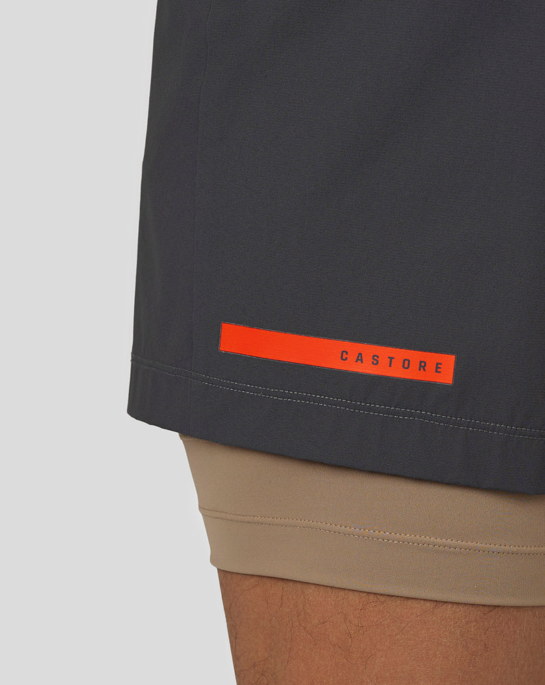 Castore Flow 2-in-1 Shorts Gunmetal | 68FDLUQEX