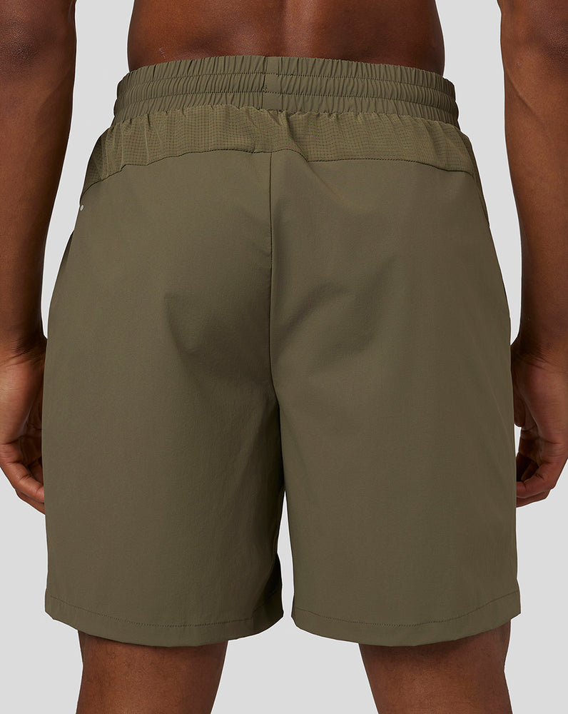 Castore Flow Breathable Woven Shorts Olive | 09GPHIWSL