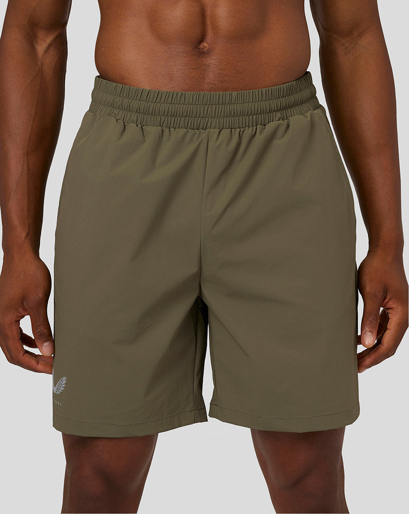 Castore Flow Breathable Woven Shorts Olive | 09GPHIWSL