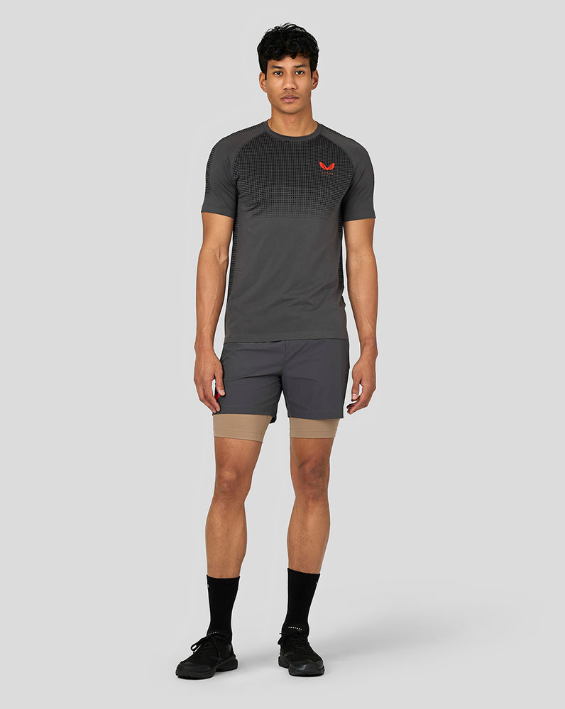 Castore Flow Seamless Training T-Shirt Gunmetal | 71JWXQNIC