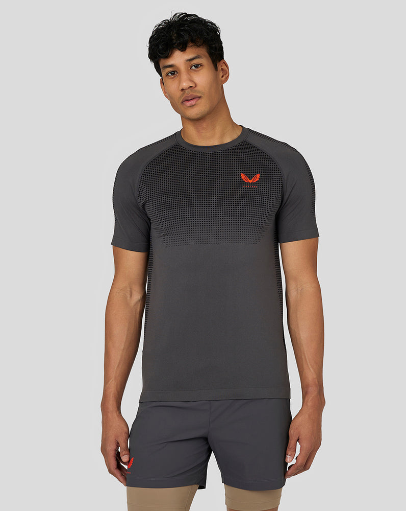 Castore Flow Seamless Training T-Shirt Gunmetal | 71JWXQNIC