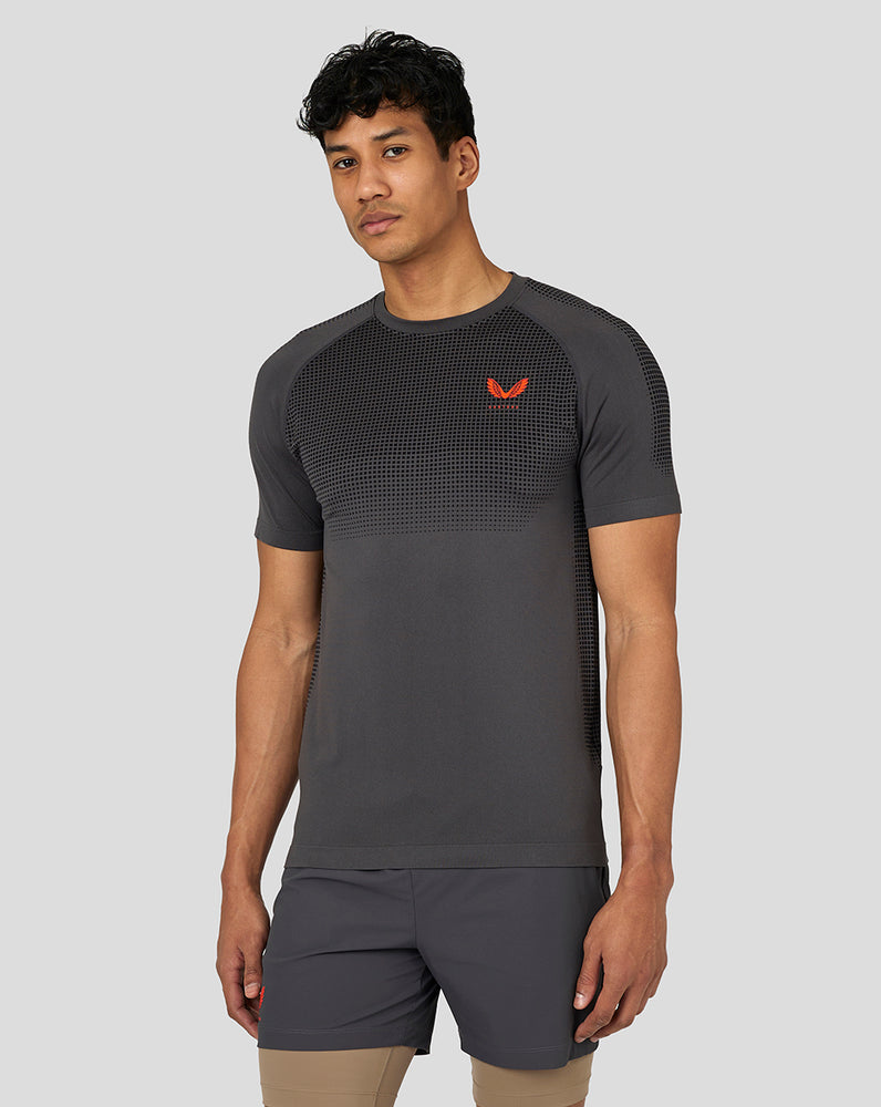 Castore Flow Seamless Training T-Shirt Gunmetal | 71JWXQNIC