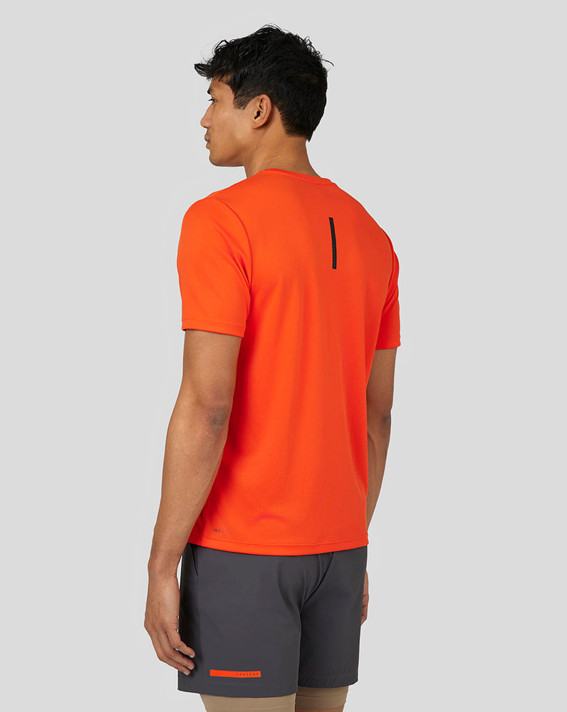 Castore Flow Short Sleeve Graphic T-Shirt Deep Orange | 09UEGSCAY