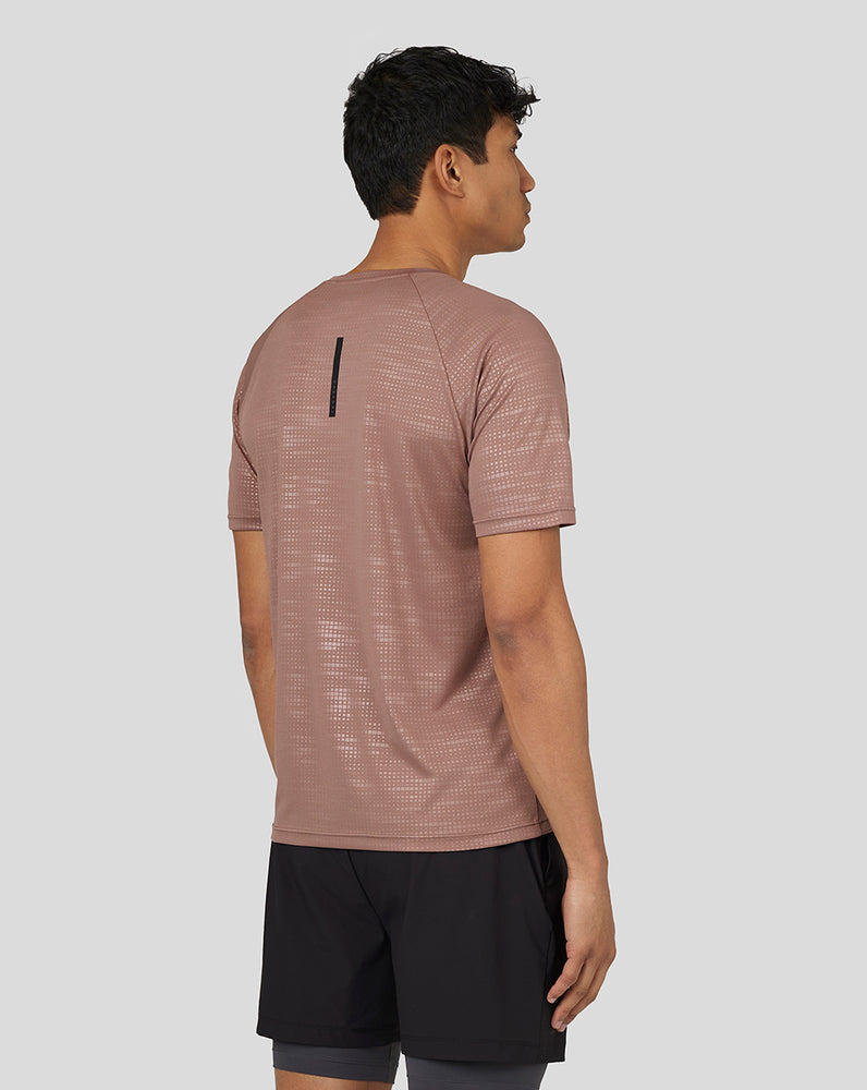 Castore Flow Short Sleeve Printed T-Shirt Peach Clay | 61GPTYEKA