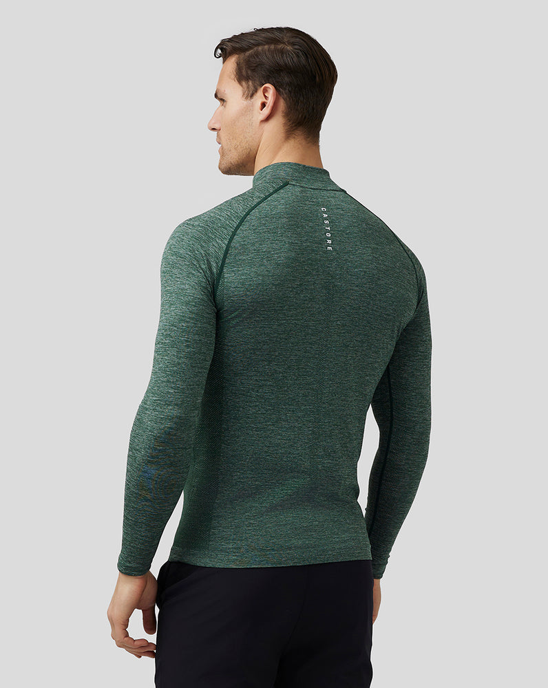 Castore Golf Body Mapped Seamless Quarter Zip Top Pine Grey | 61NSDHKYM