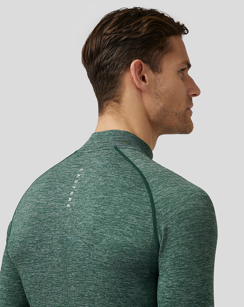 Castore Golf Body Mapped Seamless Quarter Zip Top Pine Grey | 91KHEJAWI