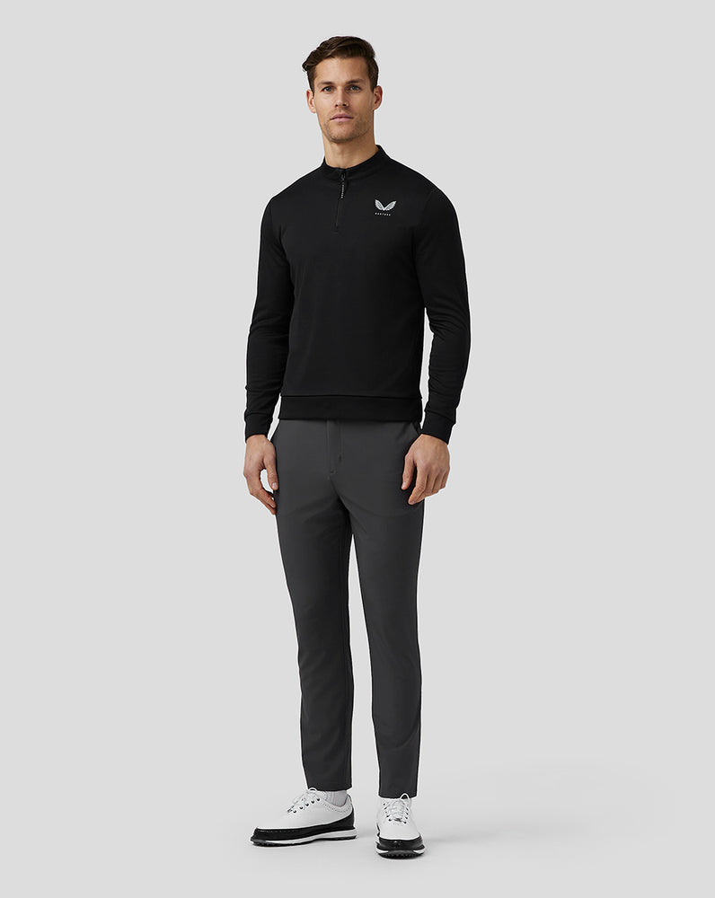 Castore Golf Club Classic Quarter Zip Top Black | 50XPDQURF