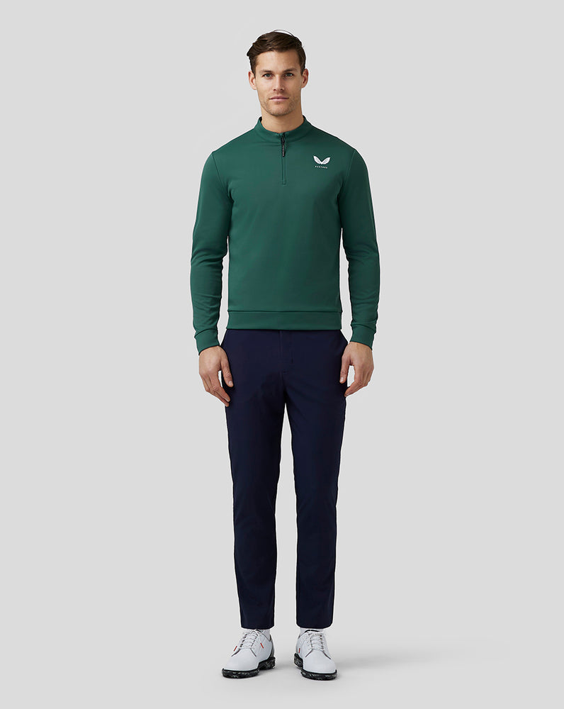 Castore Golf Club Classic Quarter Zip Top Green | 34IEZUJBP