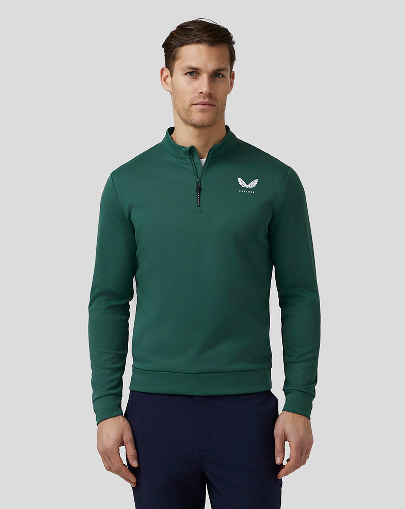 Castore Golf Club Classic Quarter Zip Top Green | 34IEZUJBP