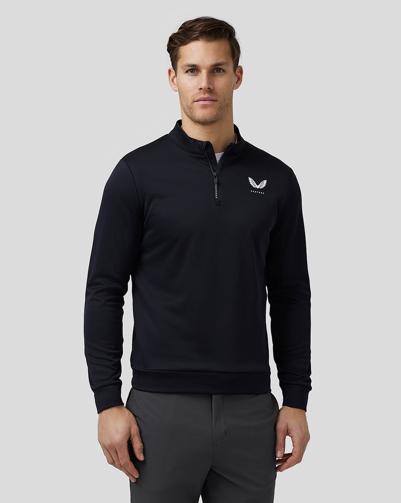 Castore Golf Club Classic Quarter Zip Top Midnight Navy | 64EJUMDFP