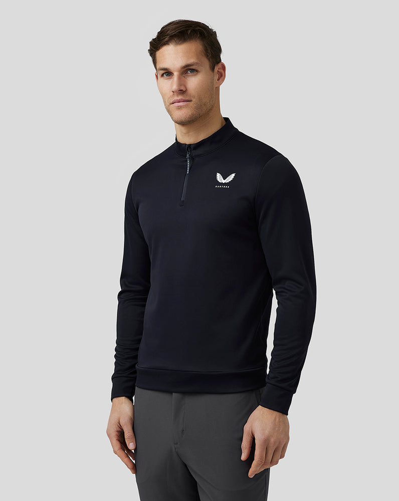 Castore Golf Club Classic Quarter Zip Top Midnight Navy | 64EJUMDFP