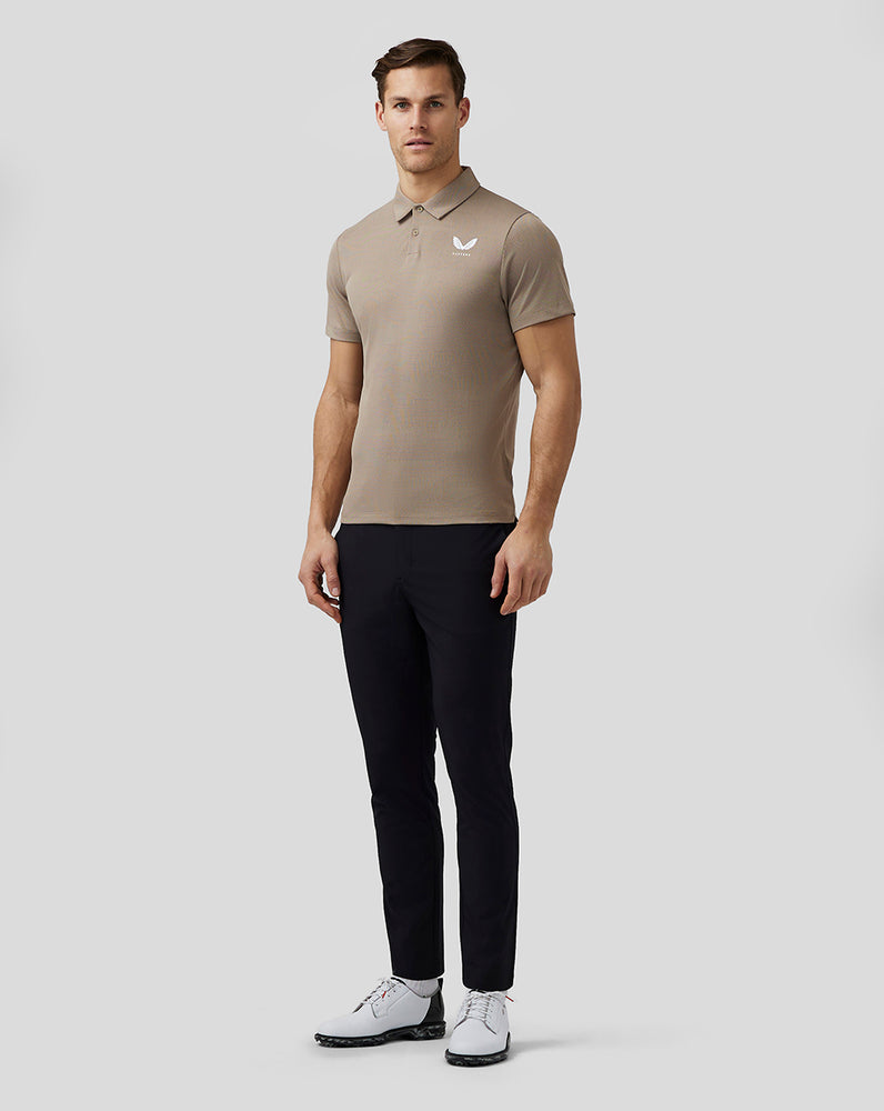 Castore Golf Engineered Knit Polo Clay | 94PGUIBZK