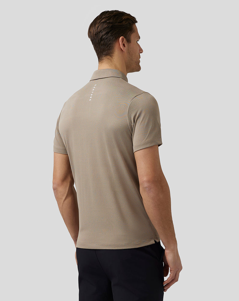 Castore Golf Engineered Knit Polo Clay | 23CVWYFDL