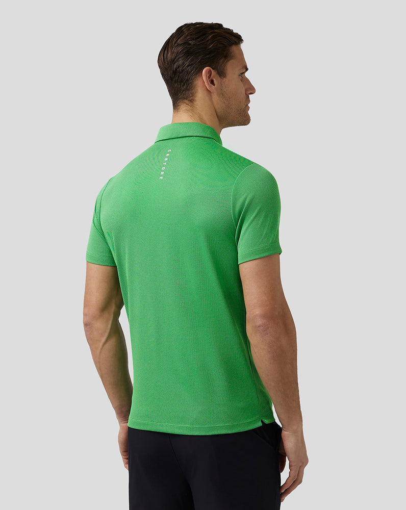 Castore Golf Engineered Knit Polo Green | 72CFSULVT