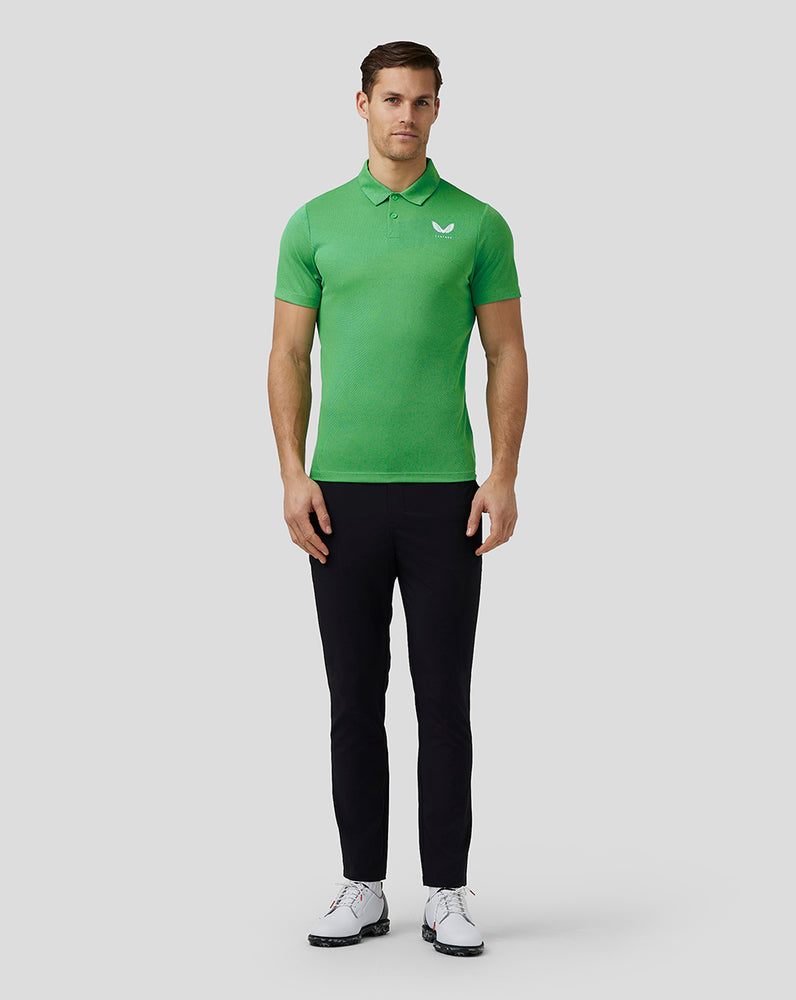 Castore Golf Engineered Knit Polo Green | 72CFSULVT