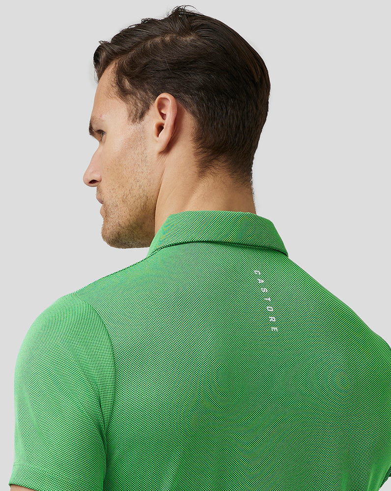 Castore Golf Engineered Knit Polo Green | 72CFSULVT