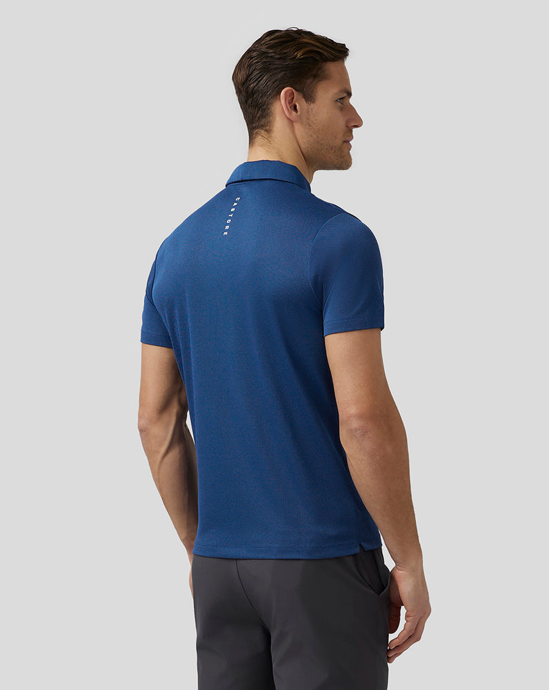 Castore Golf Engineered Knit Polo Navy | 13VDJQMLP