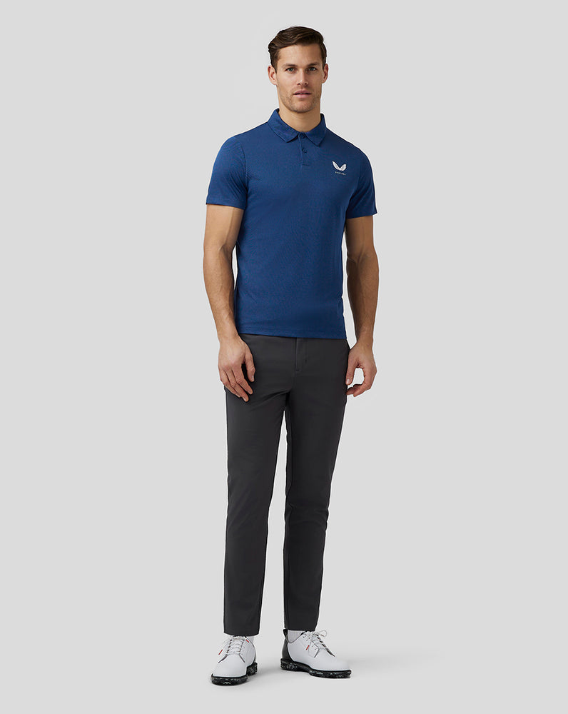 Castore Golf Engineered Knit Polo Navy | 13VDJQMLP