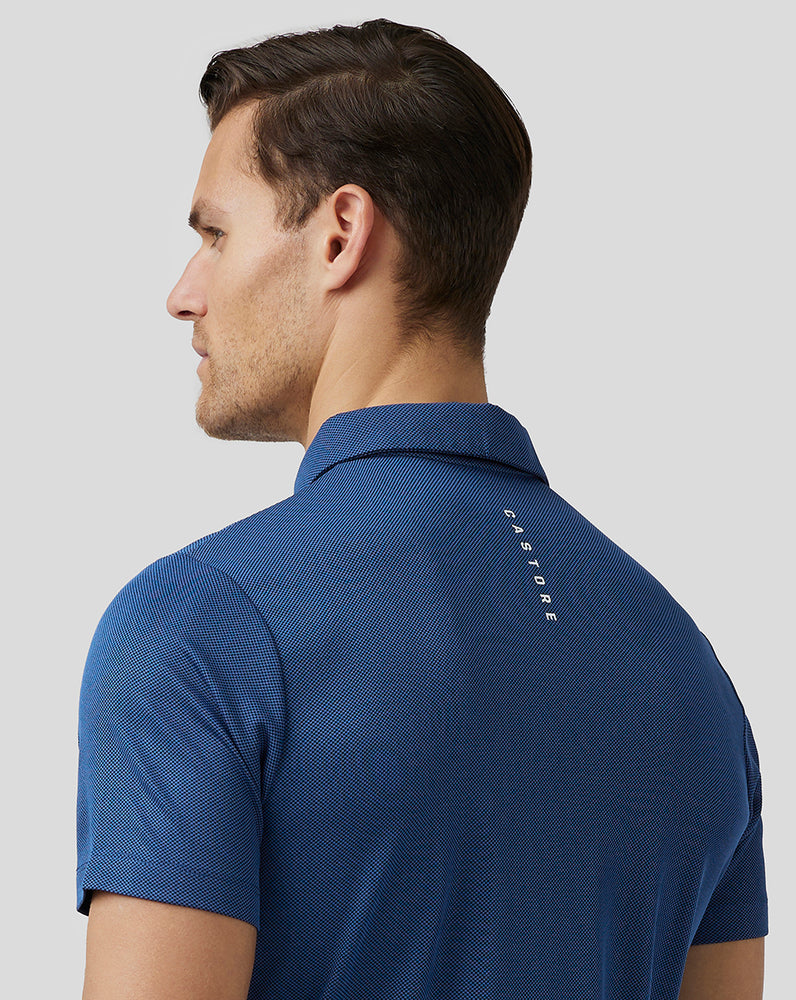 Castore Golf Engineered Knit Polo Navy | 13VDJQMLP