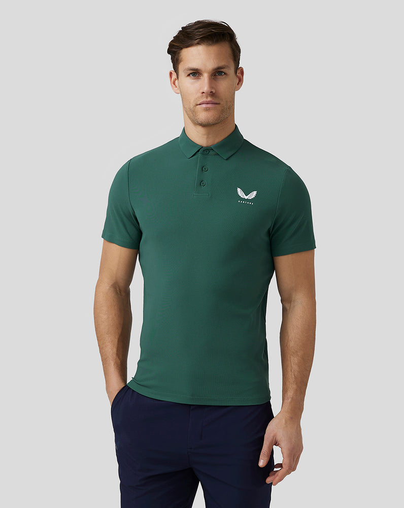 Castore Golf Essential Polo Green | 32VBHDQFJ