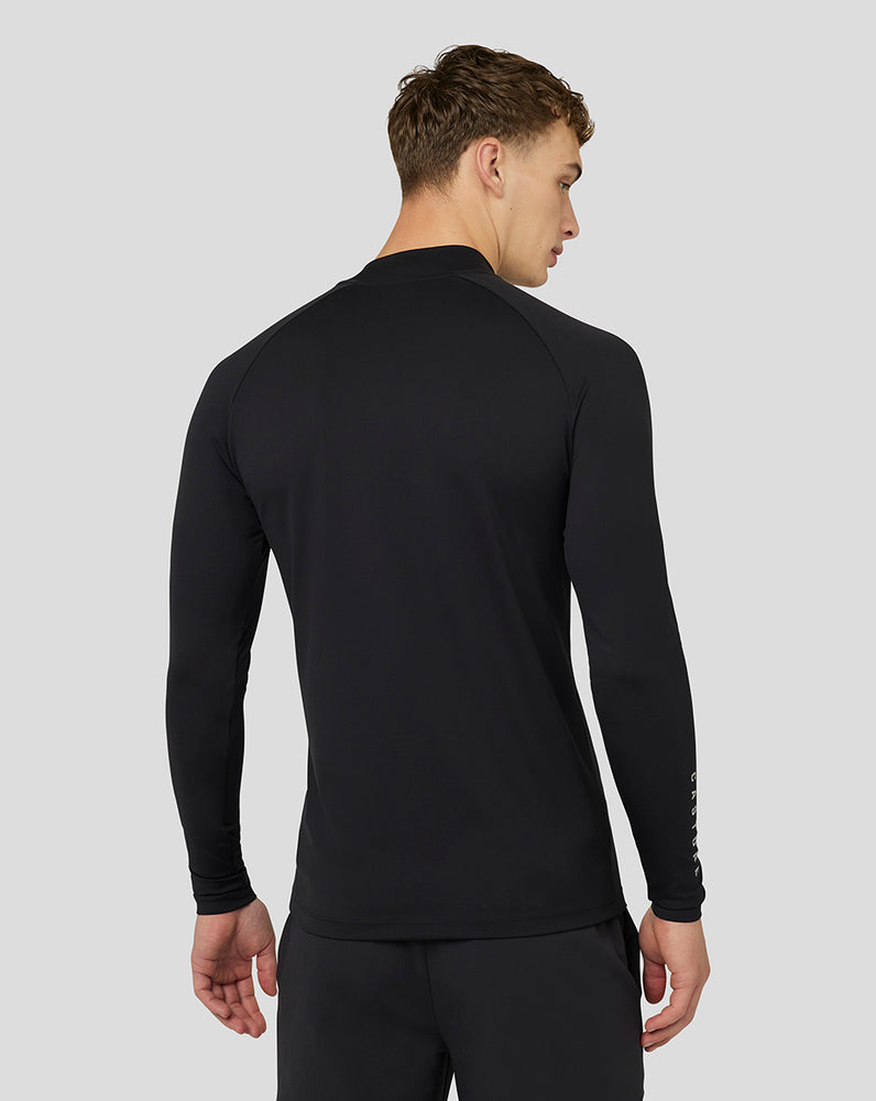 Castore Golf Long Sleeve Mock Neck Base Layer Black | 48RATBOCZ