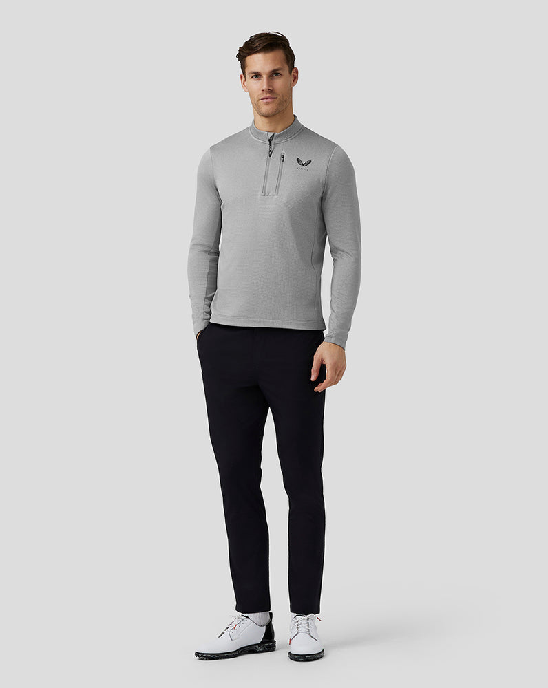 Castore Golf Pinnacle Tech Half Zip Top Steel | 26ZHGLQVX