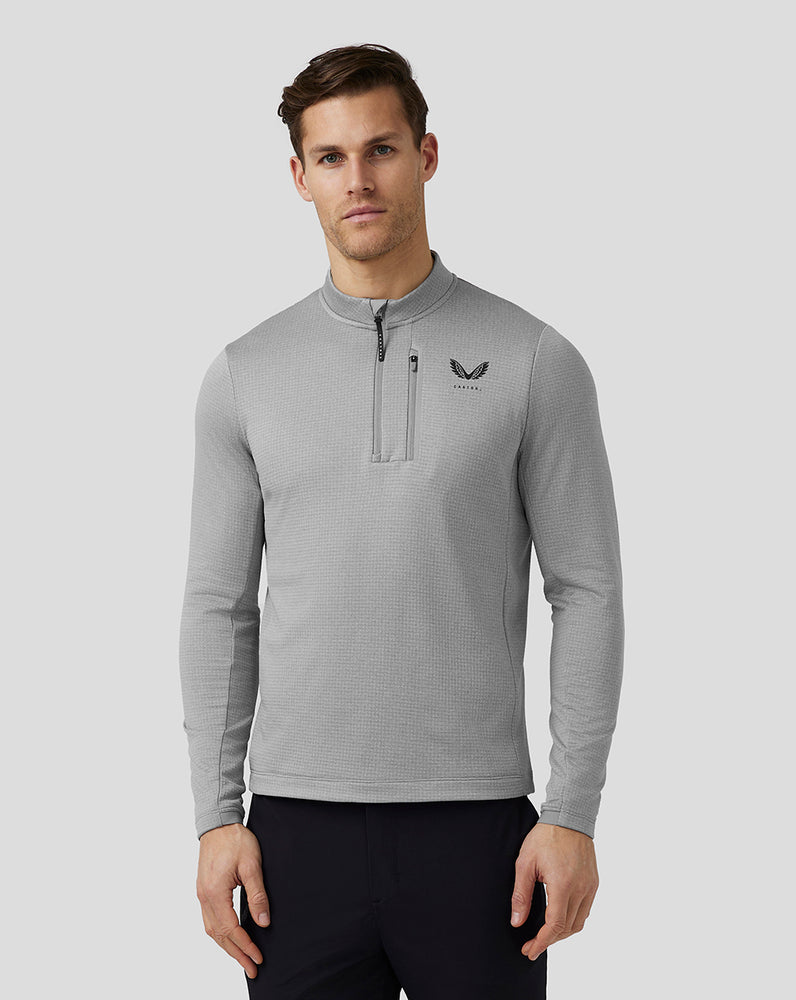 Castore Golf Pinnacle Tech Half Zip Top Steel | 26ZHGLQVX