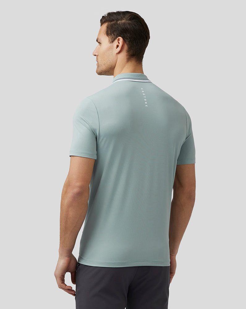 Castore Golf Tech Polo Stone Blue | 14TCKNABL