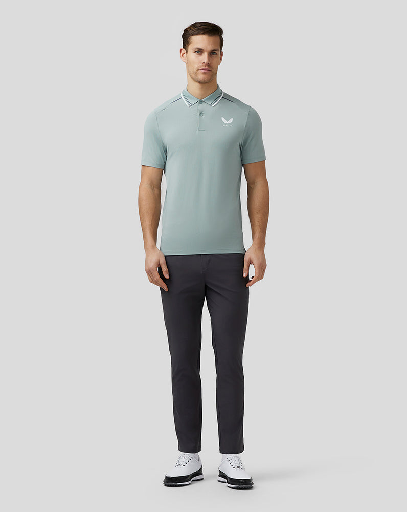 Castore Golf Tech Polo Stone Blue | 14TCKNABL