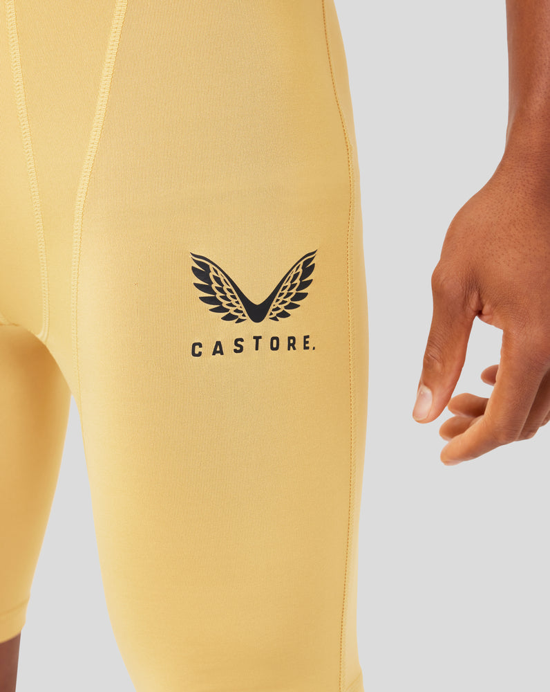 Castore Honey Gold Baselayer Shorts | 48TBCPVZS