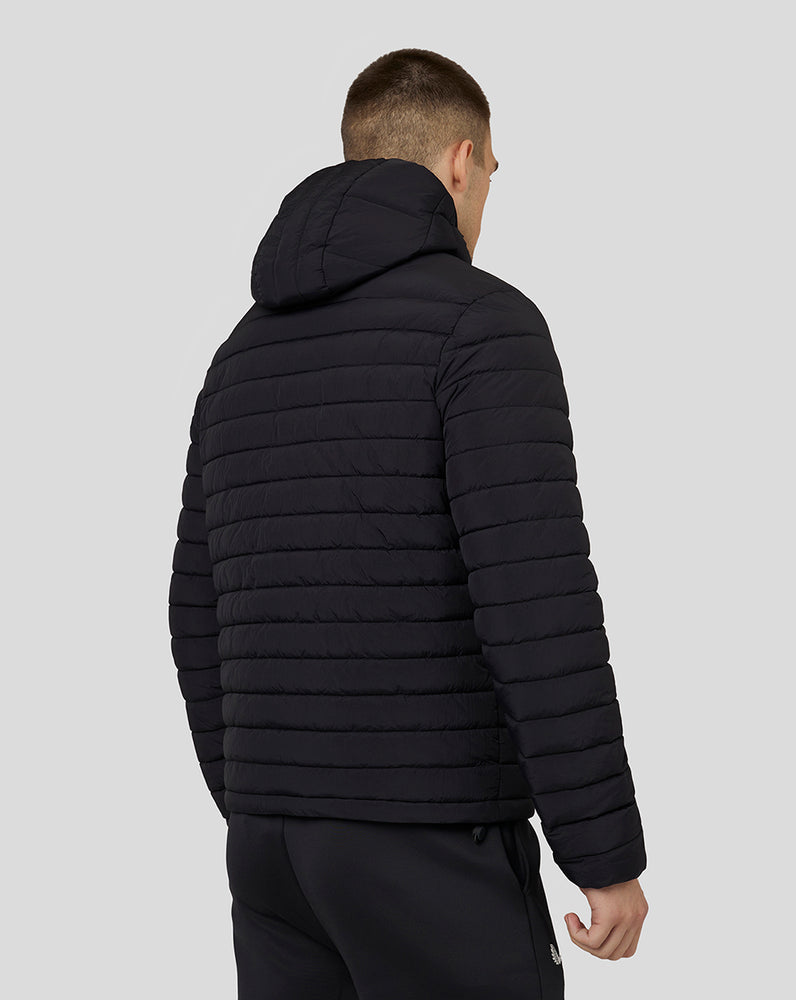 Castore Hooded Puffer Jacket Black | 37NGQTFMW