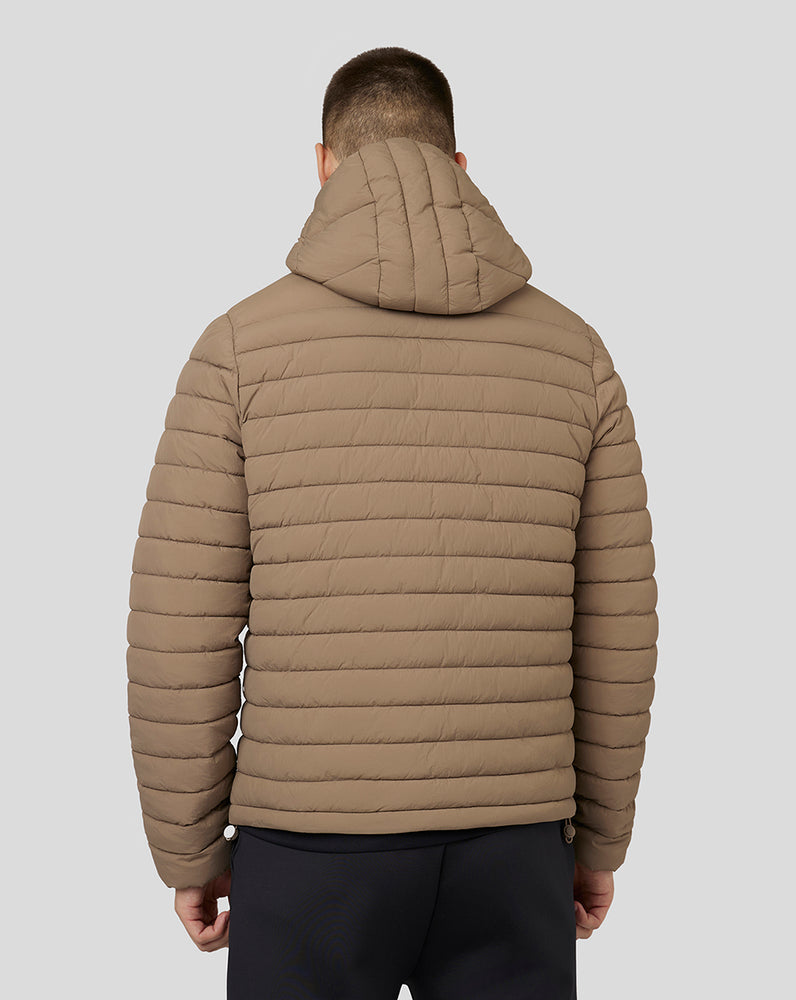 Castore Hooded Puffer Jacket Mushroom | 26ZETRXGD