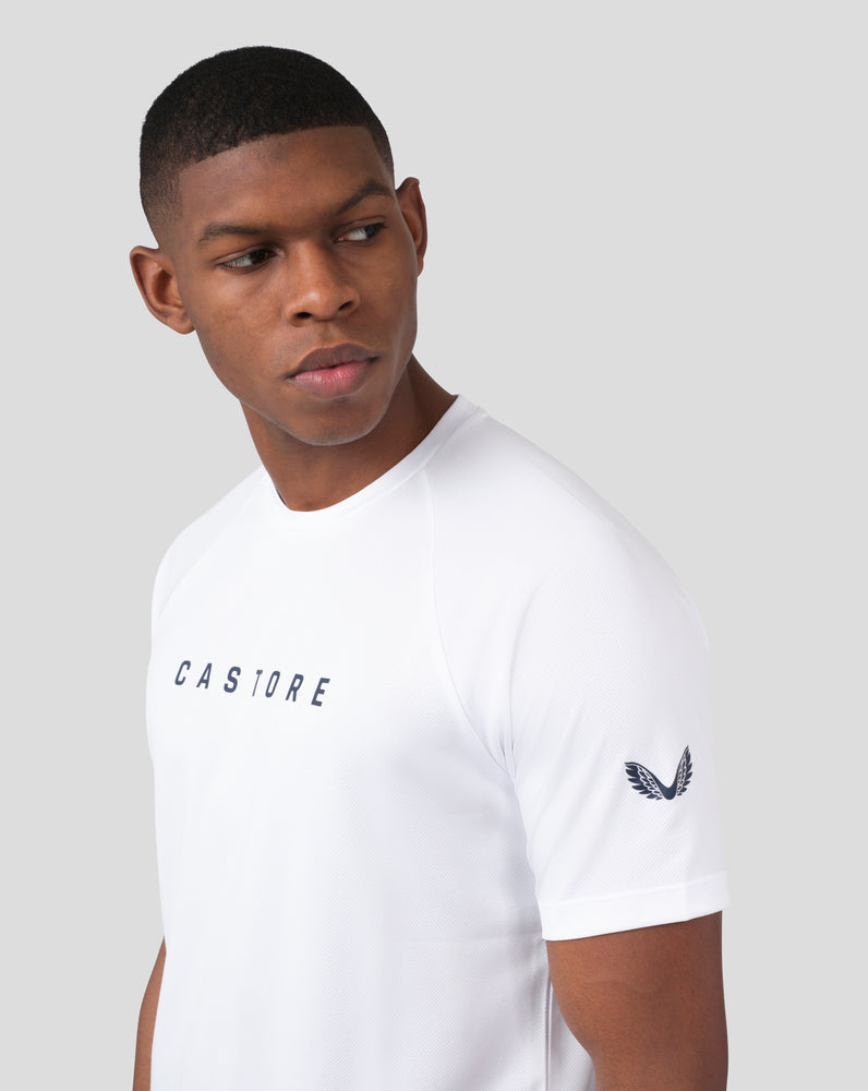 Castore Short Sleeve Raglan T-Shirt White | 52RZUFCPD