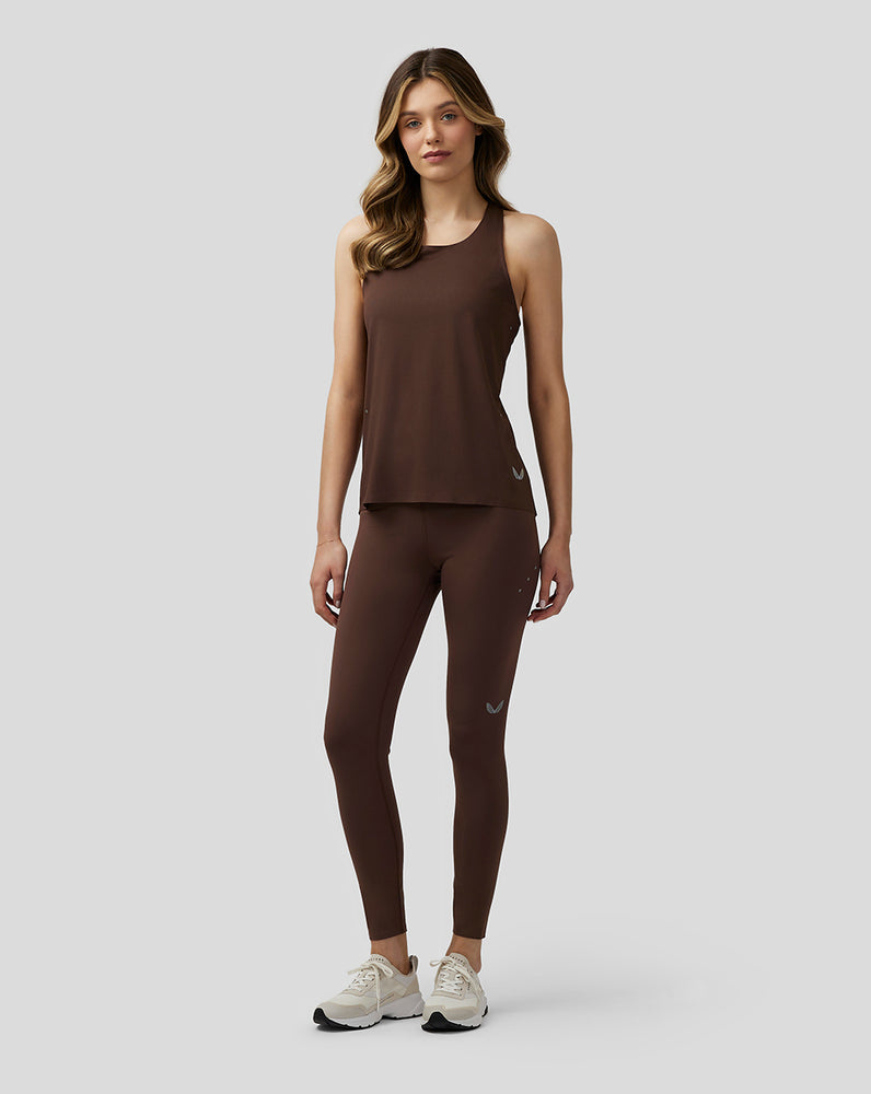 Castore Zone Breathable Performance Leggings Brown | 75RWLGCPM