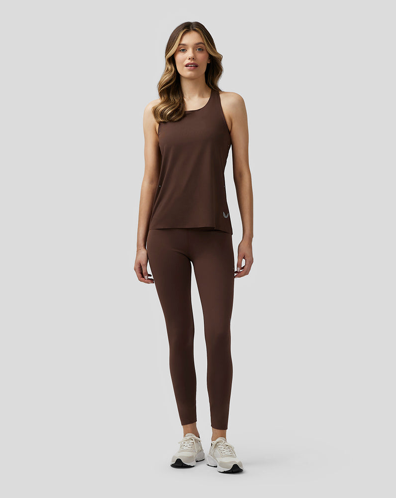 Castore Zone Breathable Performance Tank Brown | 69EDXSBLY