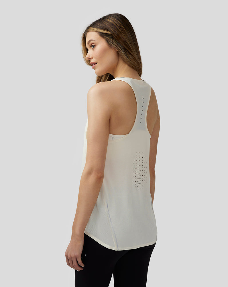 Castore Zone Breathable Performance Tank Beige | 49EVJQXIG